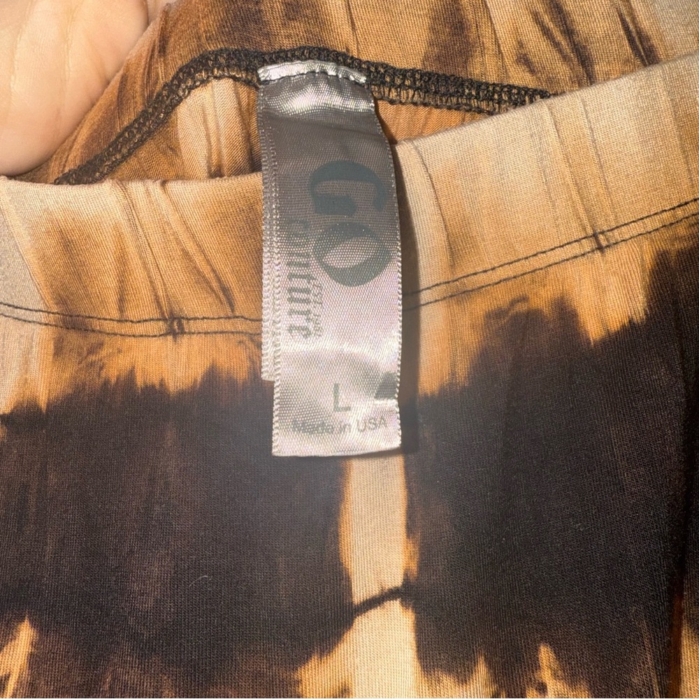 Acid Wash Tie Dye Maxi Skirt - Picture 3 of 4